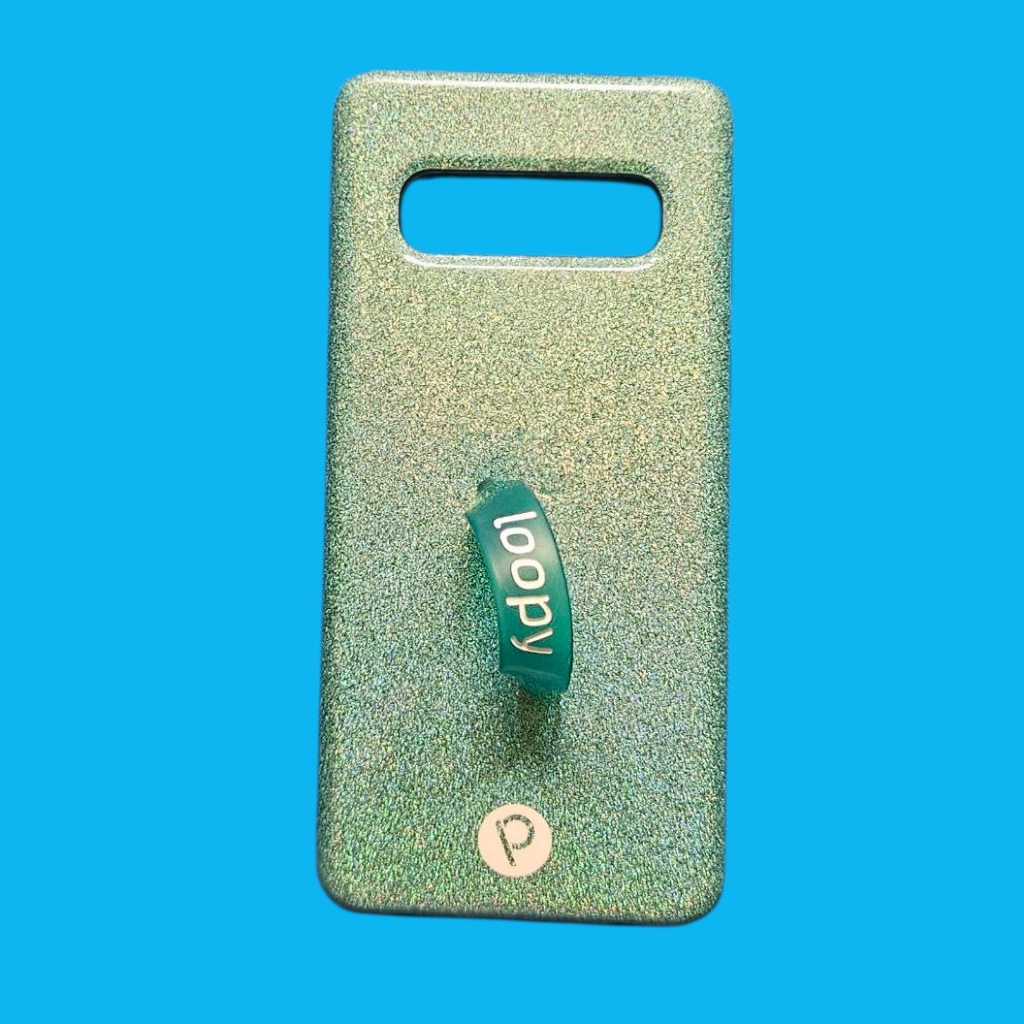 Loopy Case Samsung Galaxy S10 Plus, Sparkle Turquoise (6.4" Screen)
